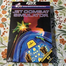 EPYX Jet Combat Simulator Video Game Disk/Manual Commodore 64 - New Sealed