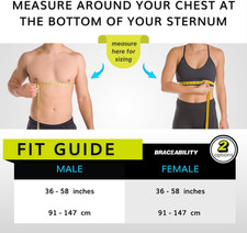 Rib Injury Binder Belt - Universal Brace for Men, Broken, Fractured, or Cracked