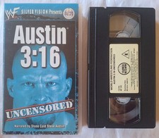 WWF Austin 3:16 Uncensored VHS Video - Fantastic condition! (WWE ECW WCW)