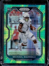 2020 Panini Prizm Michael Warren II RC Hyper Rookie #/175 Eagles
