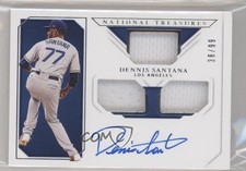 2019 Panini National Treasures 38/99 Dennis Santana #RTM-DS Auto 1d2e