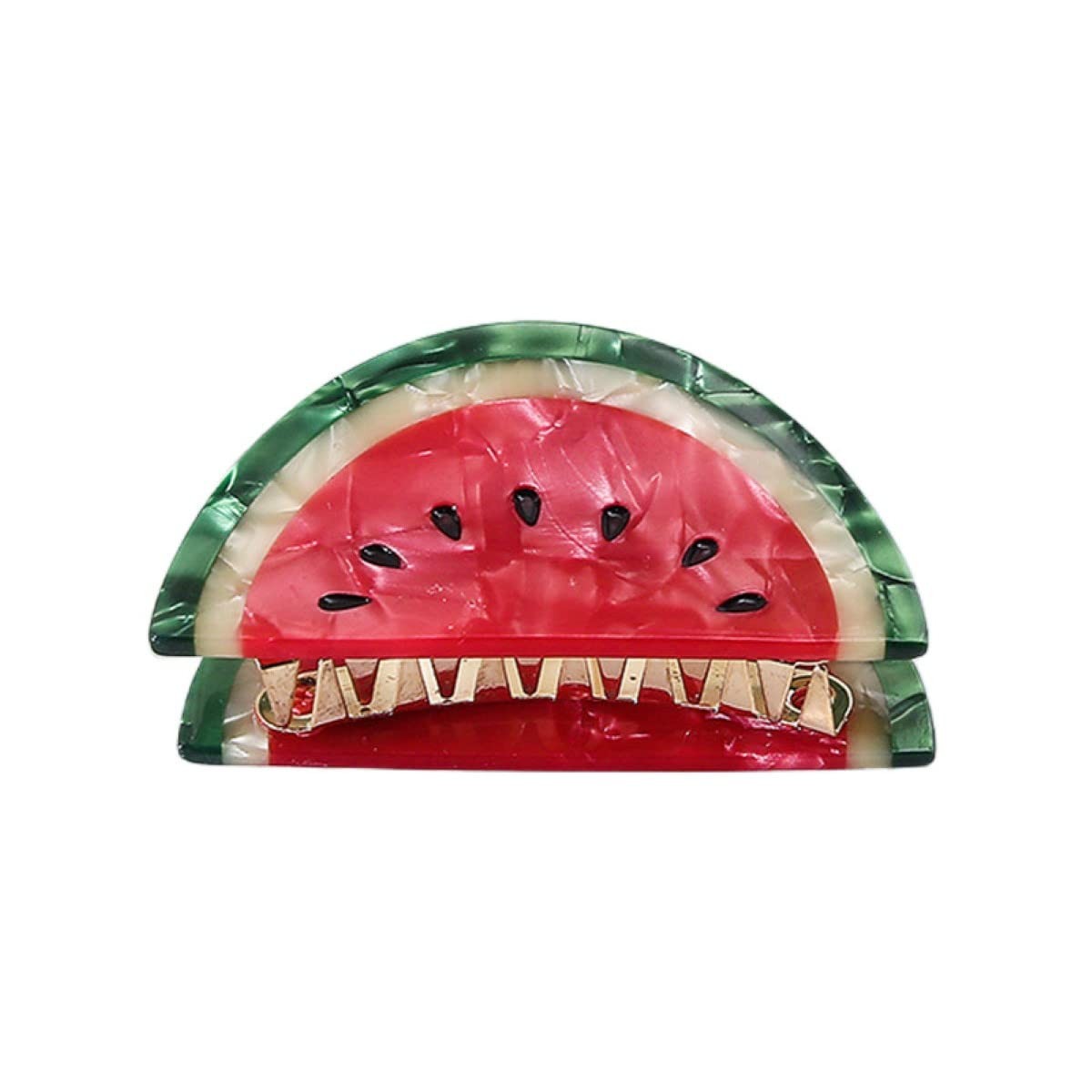 Watermelon Hair Clips Cellulose Acetate Small Claw Clips Girls Accessories
