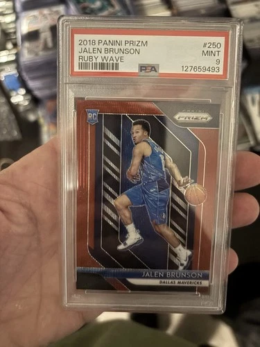 2018-19 Panini Prizm - Jalen Brunson #250 Ruby Wave Prizm (RC)