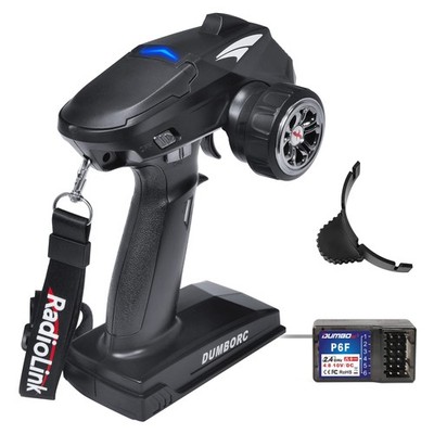 ATA HOBBY DUMBORC X4 2.4GHz 4-Channel RC Radio Transmitter and Receiver X6F w...