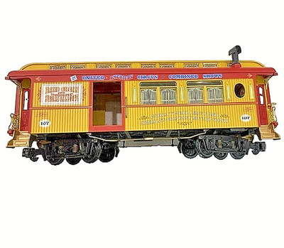 Aristocraft, G-Scale, Combine Car, United American Circus, # 107, NEW.. NO BOX,