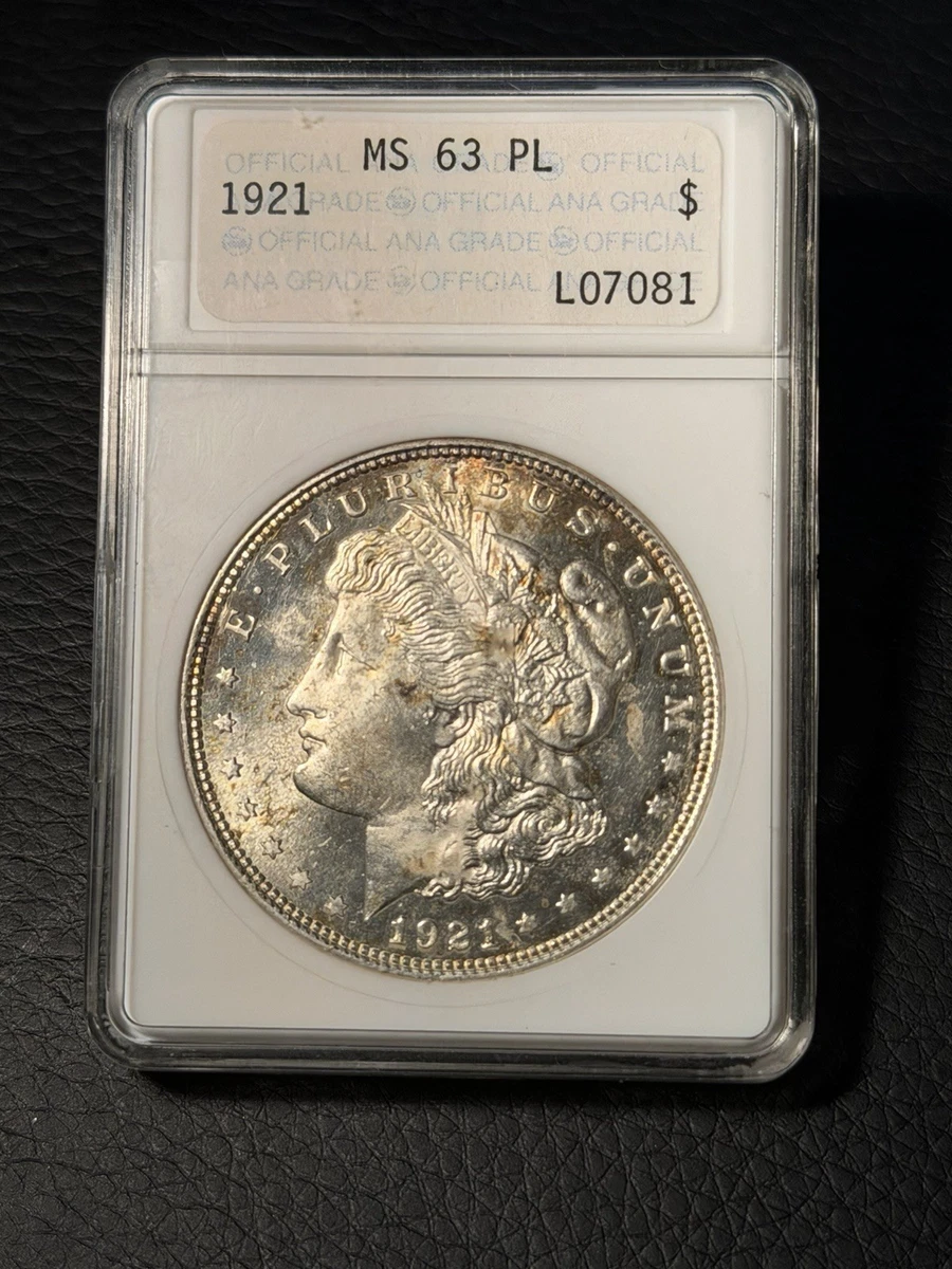 MS 63 Graded 1921 Year Morgan US Dollars (1878-1921) for sale | eBay