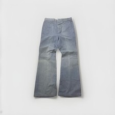 70  s Wrangler Bell Bottom Slacks Cotton Trousers Flare Disco Jeans