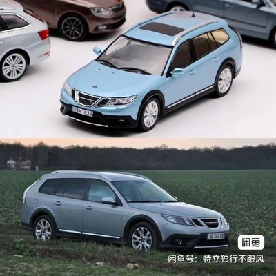 1/43 SAAB TRIPLE 9-3X CAR DIE CAST MODEL RARE ONLY ONE