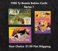 1998 TY Beanie Babies Cards Series 1   YOUR CHOICE   $1.09 Flat Shipping