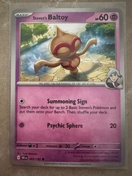 Steven's Baltoy 083/182 Destined Rivals