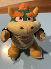 Bowser Plush Posable N64 Era 7  ToySite BD A wear, no tag, cut tush tab 