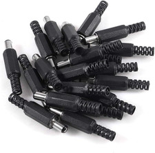 20Pcs 5.5Mm X 2.1Mm DIY Male DC Power Plug Jack Solder Connector Adapter