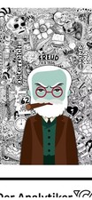 &Ouml;sterreich 2026 Block 195 Freud Analytiker Farbe: Regressions-Gr&uuml;n