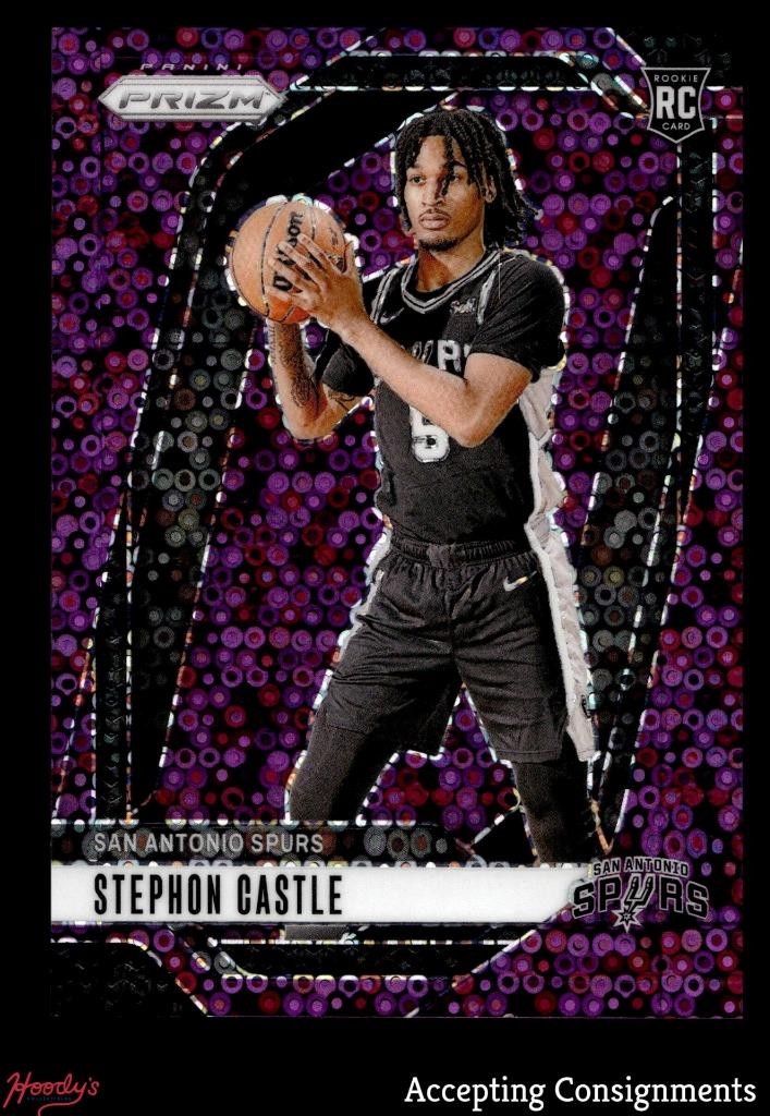 2024-25 Panini Prizm Fast Break Purple #234 Stephon Castle RC ROOKIE 12/75