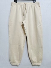 adidas Women s ALL SZN Fleece Loose Sweatpants Size XL Beige Jogger Pants NWT