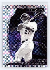 2022 Panini Chronicles #20 Mike Trout Titan Building Blocks Los Angeles Angels