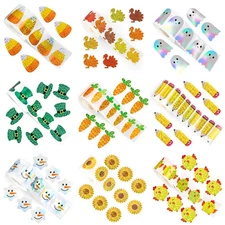 Glittering Flower Sticker Label Sticker Children - Sticker Online, PDF file