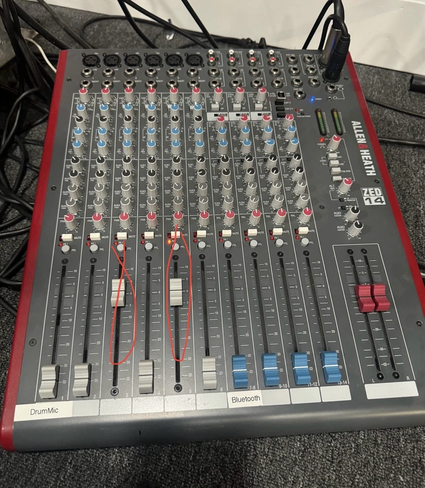 Allen and Heath AH-ZED14 14-Channel Mixer - Image 3 of 4