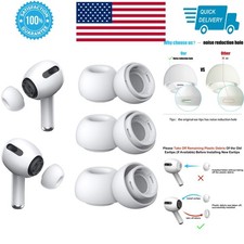 YUWAKAYI Replacement Ear Tips for AirPods Pro 2nd Gen, Silicone, Noise Reduction