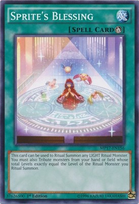 Sprite's Blessing - MP17-EN156 - Common - 1st Edition - Heavily Played