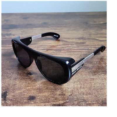 Jimmy Houston Polarized Fisherman Sunglasses Black Frame Black Lens 8678