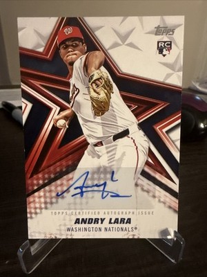 2026 Topps Andry Lara RC Auto BSA-AL Washington Nationals Rookie Autograph