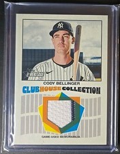 Cody Bellinger 2026 Topps Heritage Relic #CCR-CB New York Yankees 