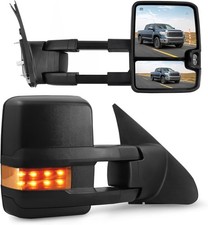Towing Mirrors Pair For 2007-2021 Toyota Tundra 2008-2017 Sequoia Power Towing Mirrors Pair For 2007-2021 Toyota Tundra 2008-2017 Sequoia Power
