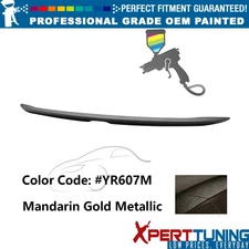 Fits 13-17 Honda Accord Sedan OE Style Trunk Spoiler Wing Painted #YR607M Gold