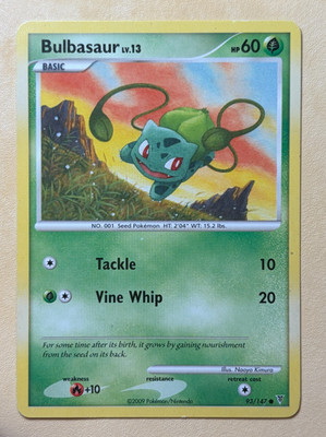 Bulbasaur~Cute Pokemon Card~ Botanical Garden Gallery ~Nature
