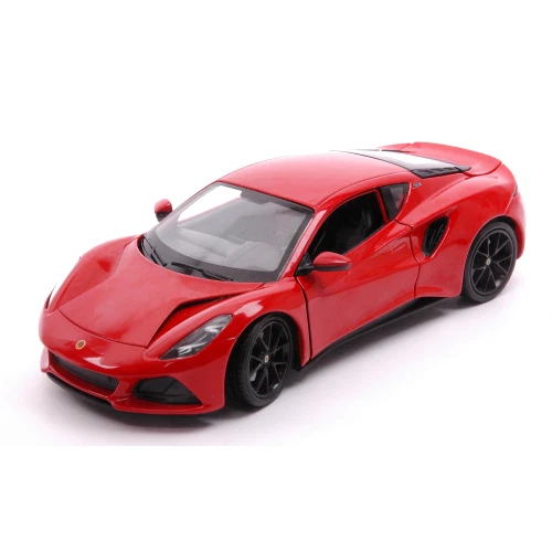 LOTUS EMIRA 2021 RED 1:24 Welly Auto Stradali Modellino Nuovo - Immagine 3 di 3