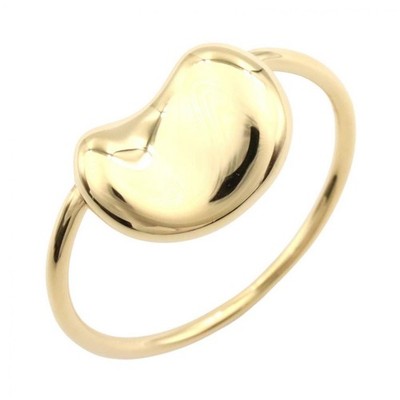 TIFFANY&CO Bean Ring 18KYG Gelbgold gebraucht Damen US Größe #4,5