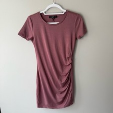 Dynamite Mauve Mini Dress Women’s S Streetwear Stretch Casual