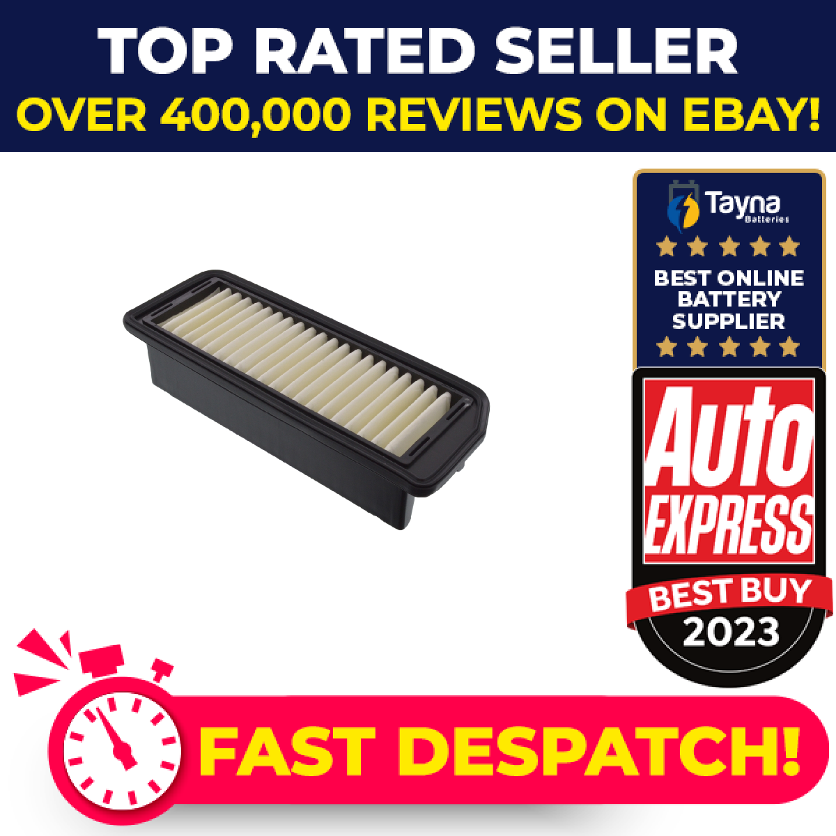Air Filter fits SUZUKI CELERIO AVK310 1.0 2014 on Blue Print 13780B76M00N New