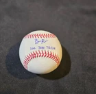 Ben Rice Signed 8x10 baseball (JSA) Ins New York Yankees autographed NY auto