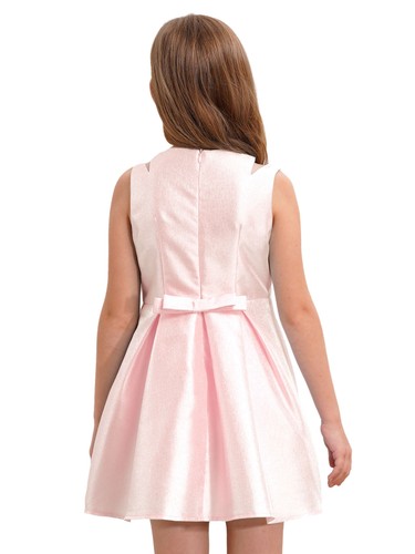Girls Dress Princess Party Gown Ball Gown Prom Dress Pleated A-Line Dress Cute - Picture 41 of 50
