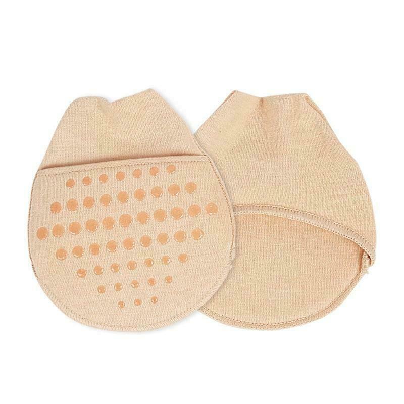 SAOLA 10 Pezzi Mezze Calze Copripunta Suola Antiscivolo Avampiede Fodera Calzini Antidolorifico