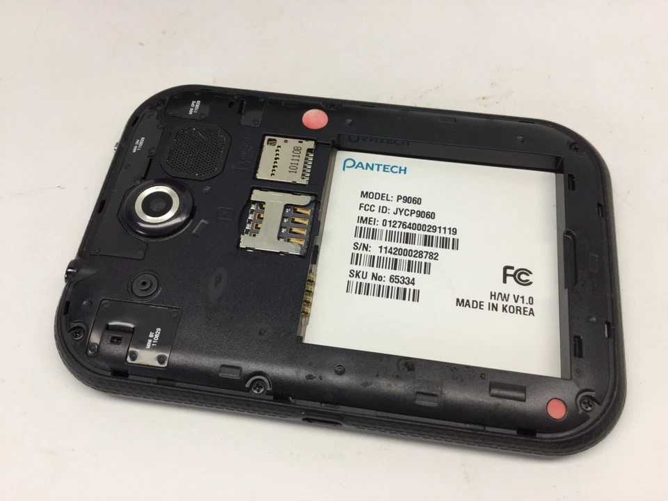 (10 PHONES) Pantech Pocket P9060 - Black AT&T Smartphone AS-IS UNTESTED - Image 4 of 4