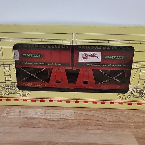 Aristo Craft Trains Spur G Weihnachten Flachwagen 2 Anhänger ART-46525 Nordpol - Bild 2 von 5