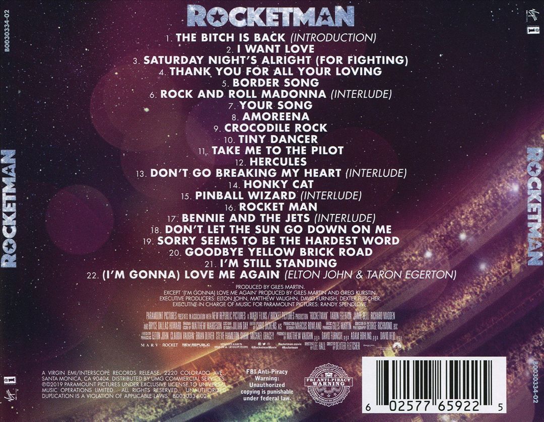 ROCKETMAN NEW CD