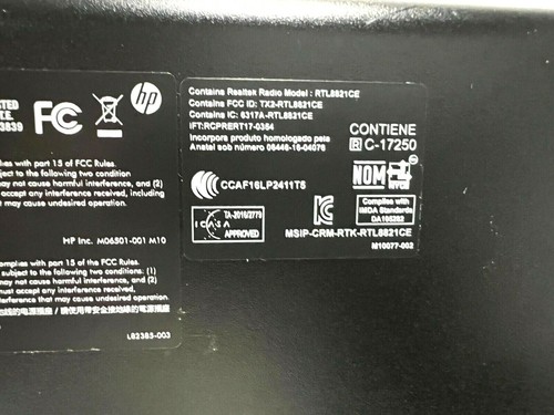 HP Pavilion Desktop PC TP01-1247c, 8GB Ram, 1TB Hard Drive, Windows 10 Home OS - Picture 7 of 7