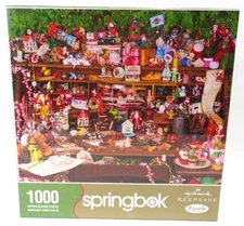 Springbok 1,000 Piece Puzzle Keepsakes on Santa's Desk Christmas FACTORY SEALED