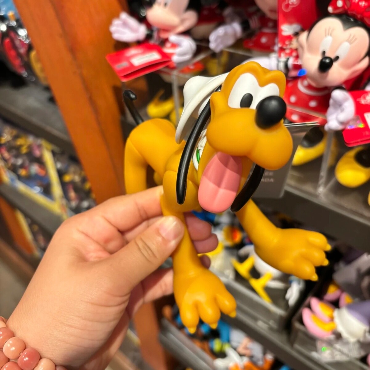 Auténtica figura articulada Disney Plutón 2025 juguete de acción Disneyland