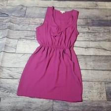 Silence + Noise by Urban Outfitters Purple synched waist dress size medium.