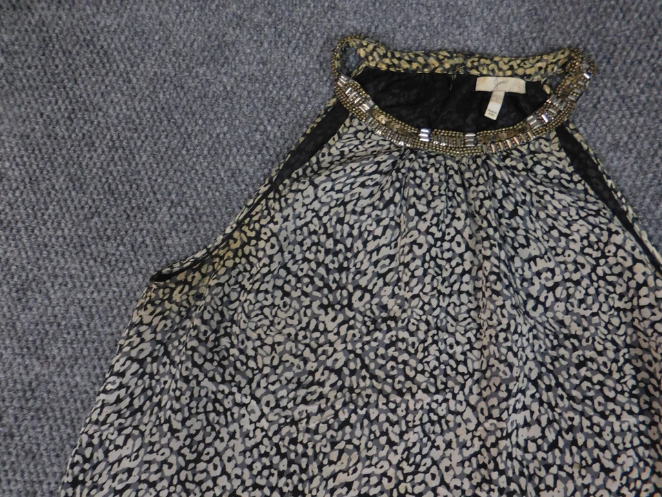 Joie Топ большой без рукавов серый женщин эластичной пуловер линии - Изображение 4 из 4