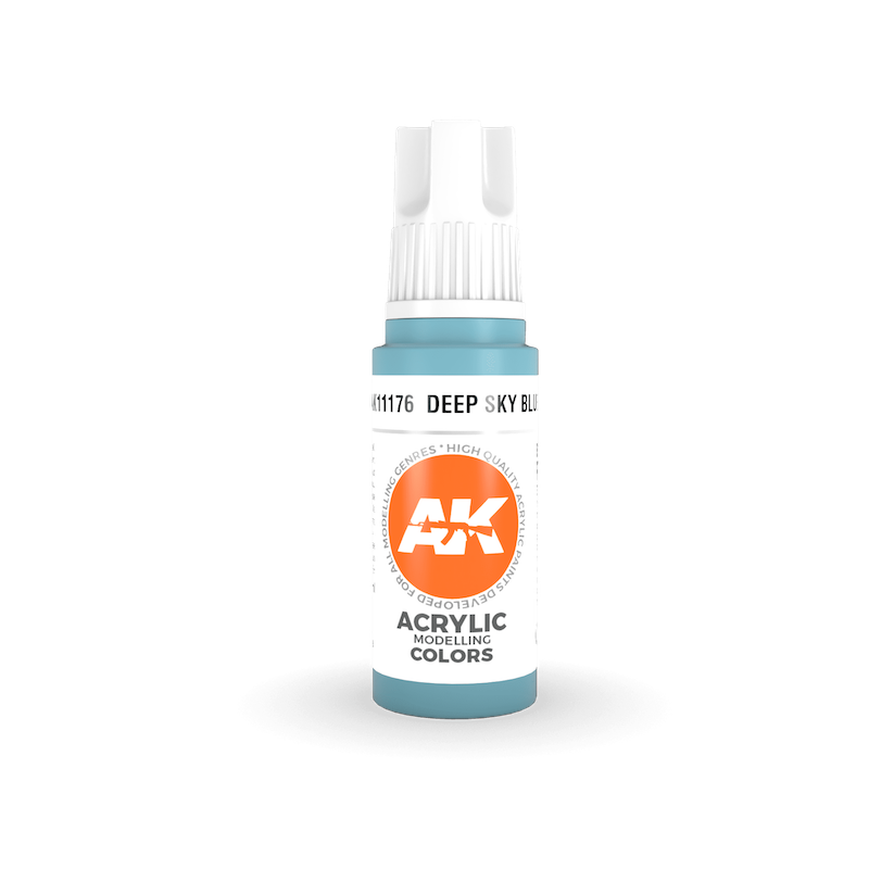 Deep Sky Blue 17ml 3rd Gen Acrylics AK Interactive - AK11176