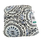 Vera Bradley Mini Sketched Medallion Plush Fleece Travel Blanket