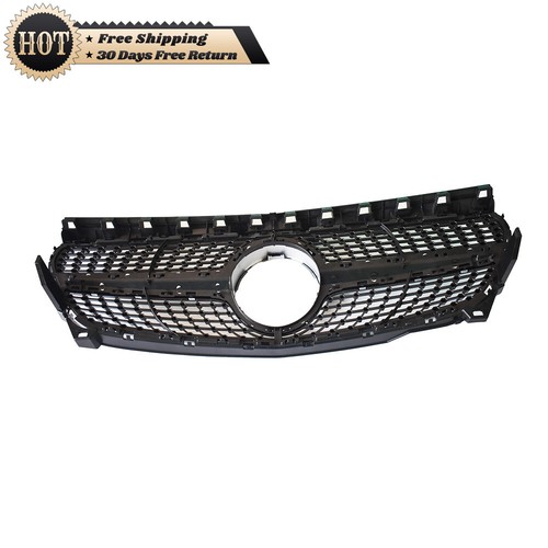 Silscvtt Diamond Grille AMG Design For 13-16 Mercedes Benz W117 CLA 180/200/250 - Picture 5 of 22