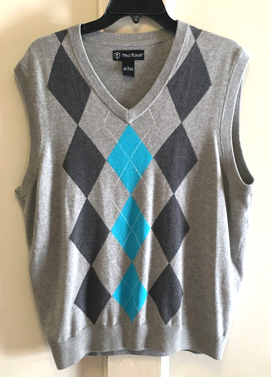 Sweater Vest Teal Shirt Grey Vest Abercrombie Fitch Men's V-Neck