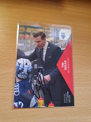 DEL 21-22 2021-2022 SIGNIERT Tim Regan ERC Ingolstadt